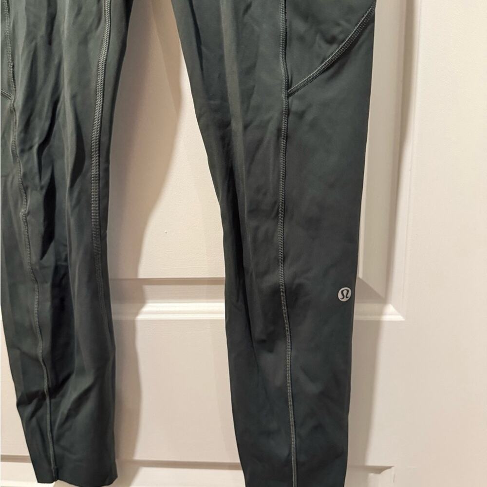 LULULEMON WOMENS FAST AND FREE HIGH-RISE TIGHT 25" SMOKED SPRUCE SZ 6 - Picture 6 of 12